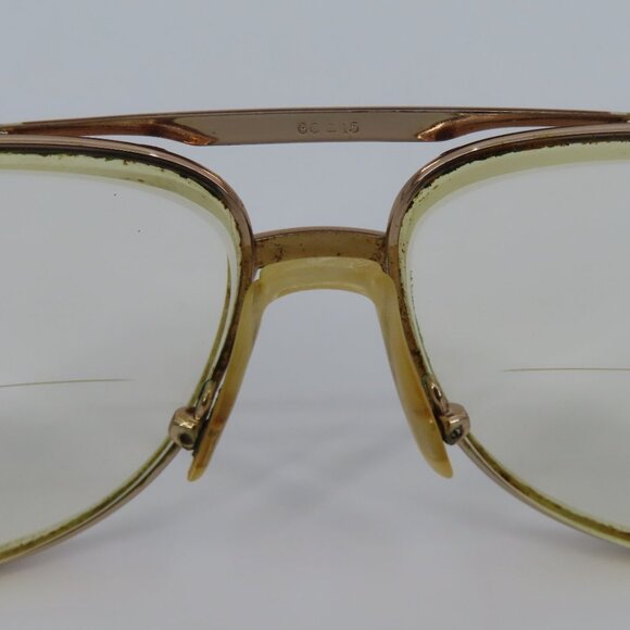 VTG Marcolin Marchon 900-F9 Gold Silver Metal Eyeglasses Glasses Frames Italy - Picture 9 of 16